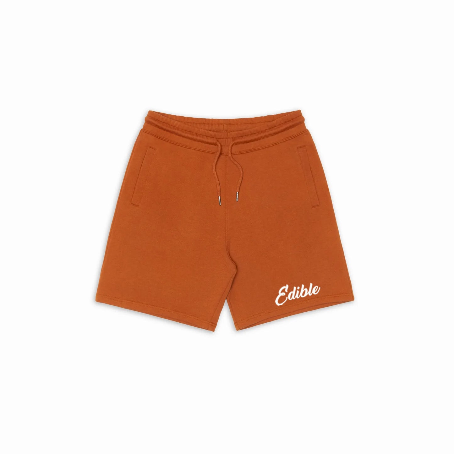 "Edible" Embroidered Organic Cotton Sweatshorts