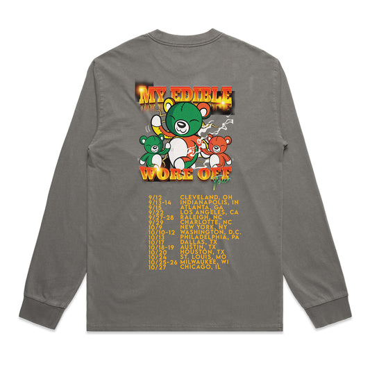 My Edible Wore Off Heavy Faded Official Tour Long Sleeve T-Shirt