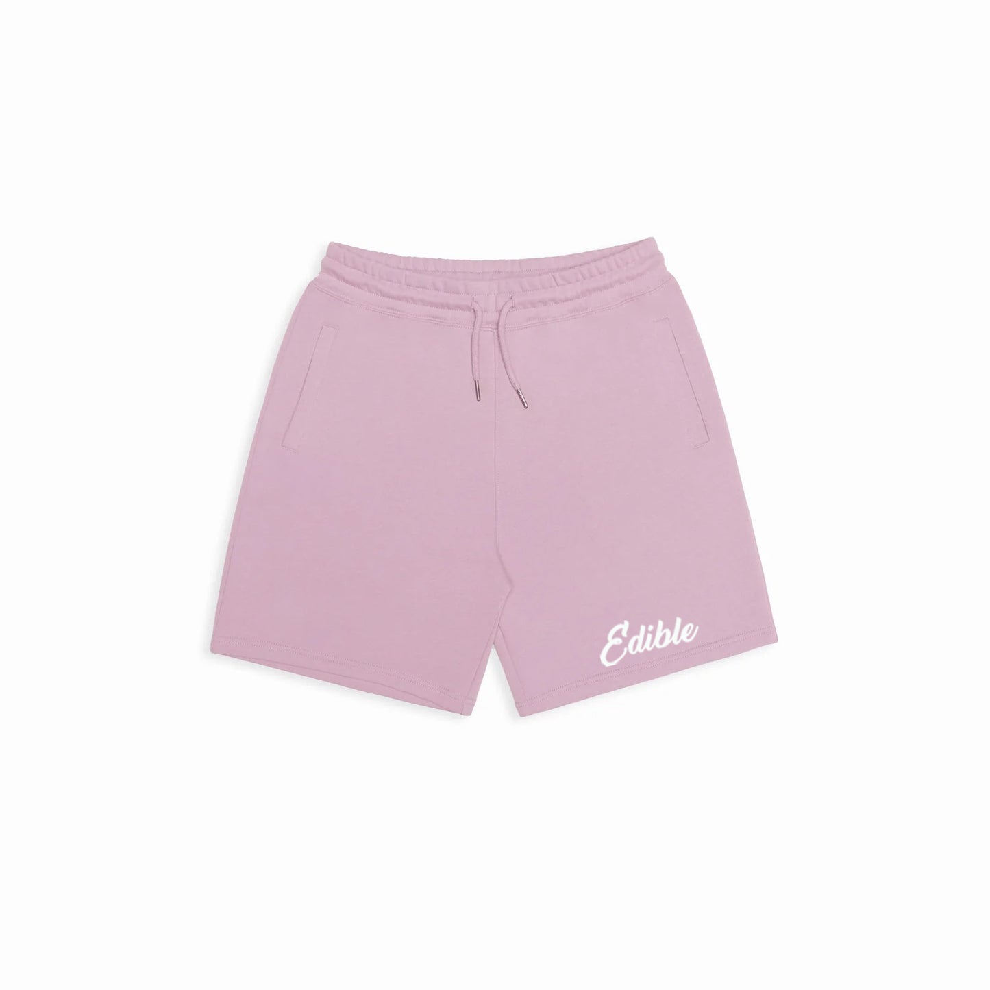 "Edible" Embroidered Organic Cotton Sweatshorts