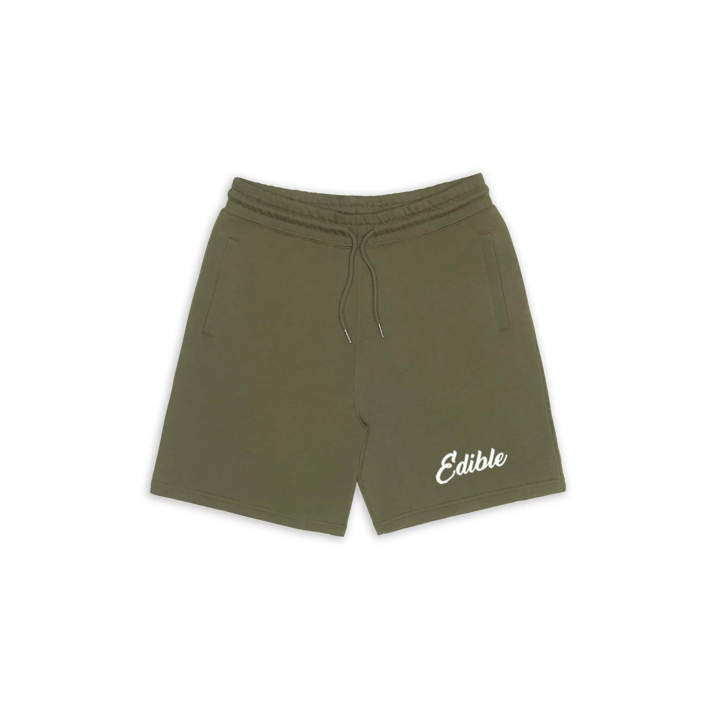 "Edible" Embroidered Organic Cotton Sweatshorts