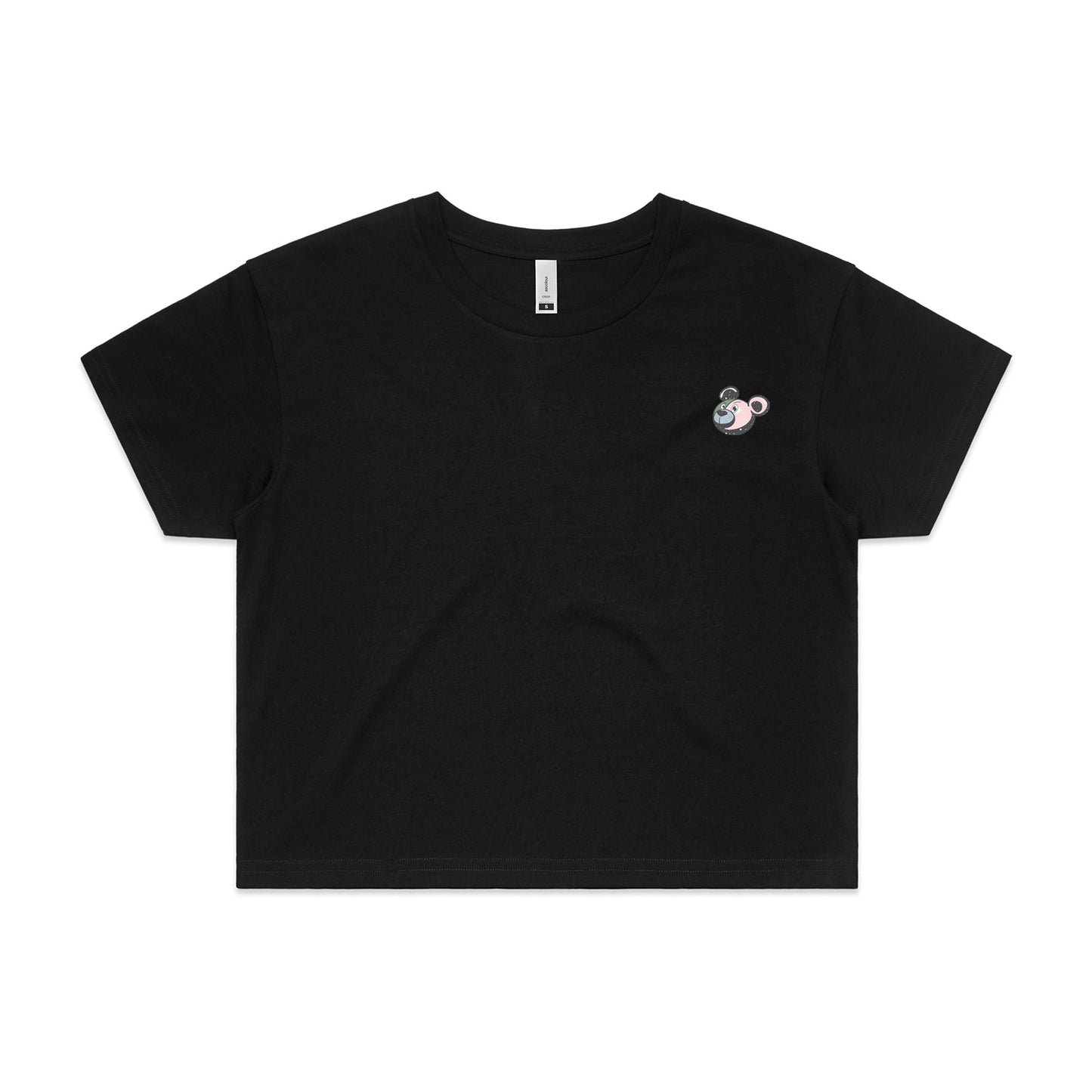 My Edible Wore Off Embroidered Women's Crop Top T-Shirt