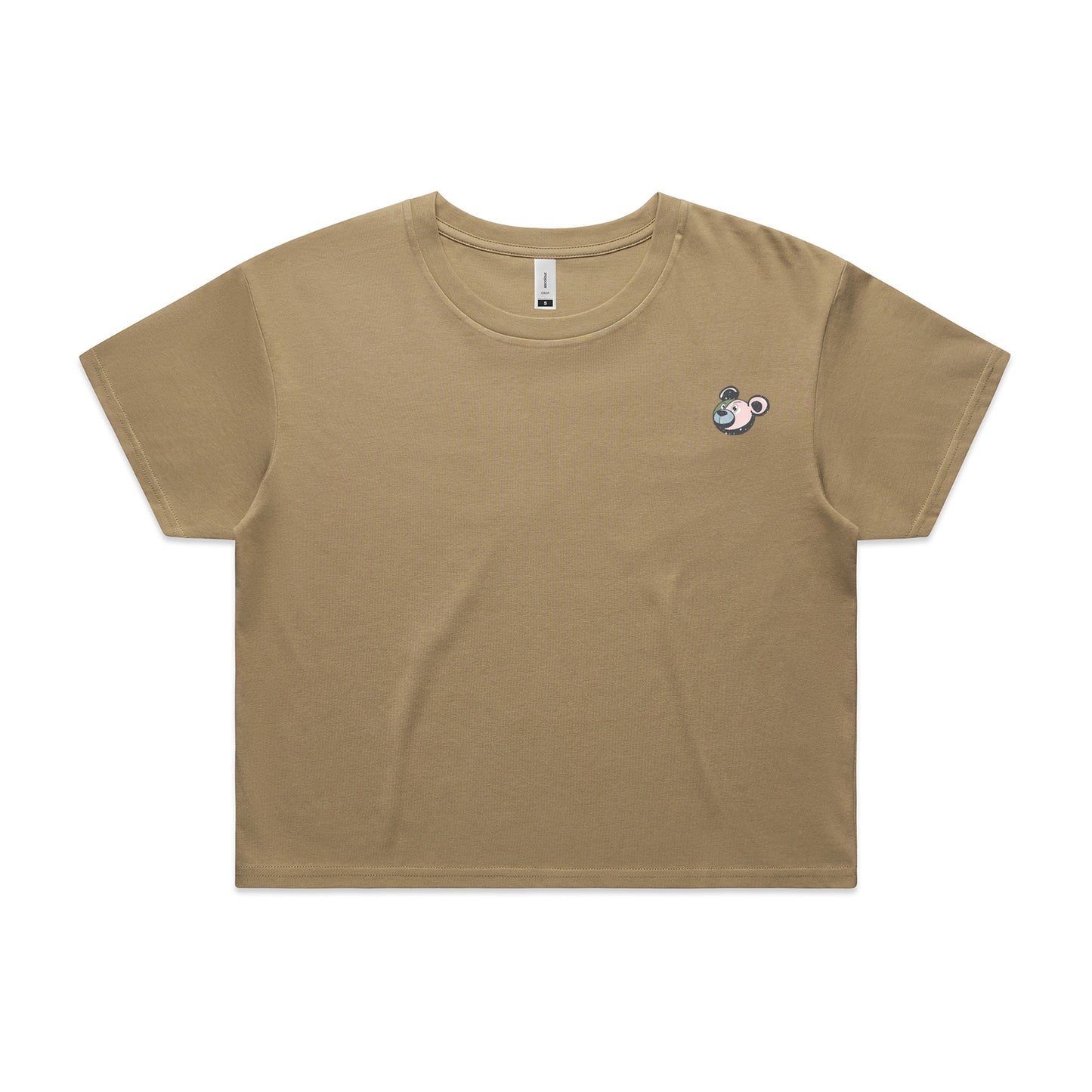 My Edible Wore Off Embroidered Women's Crop Top T-Shirt
