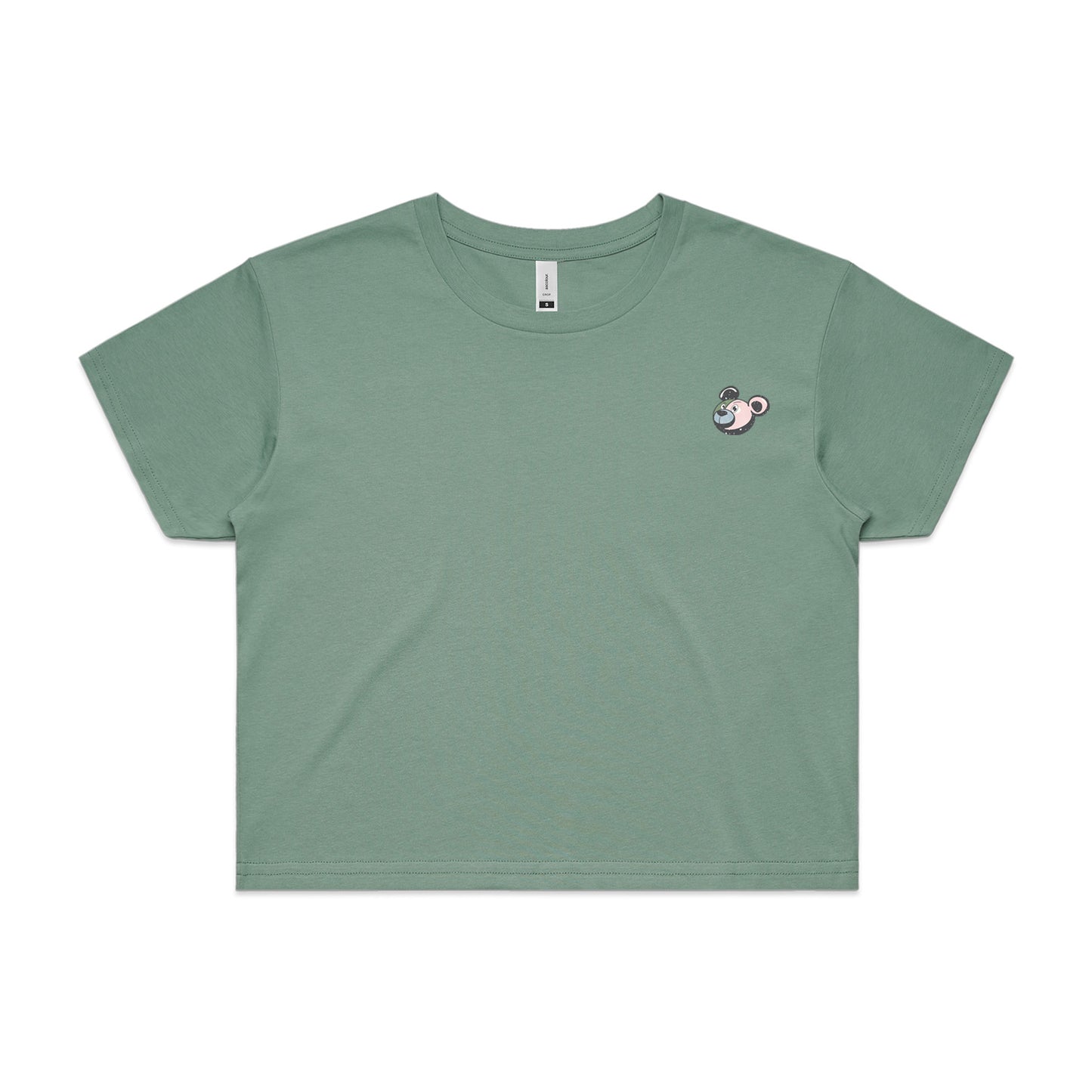 My Edible Wore Off Embroidered Women's Crop Top T-Shirt