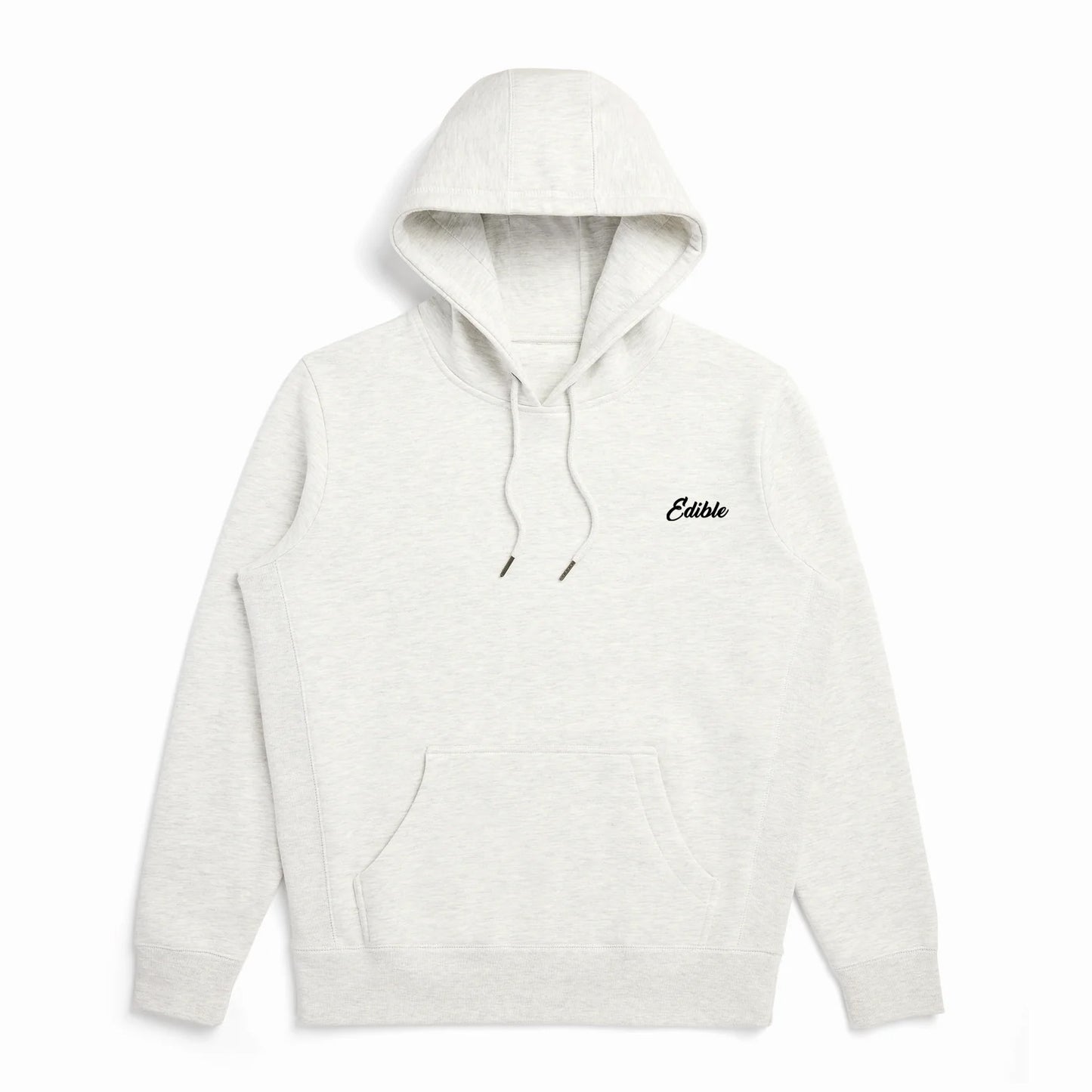 "Edible" Embroidered Organic Hooded Sweatshirt