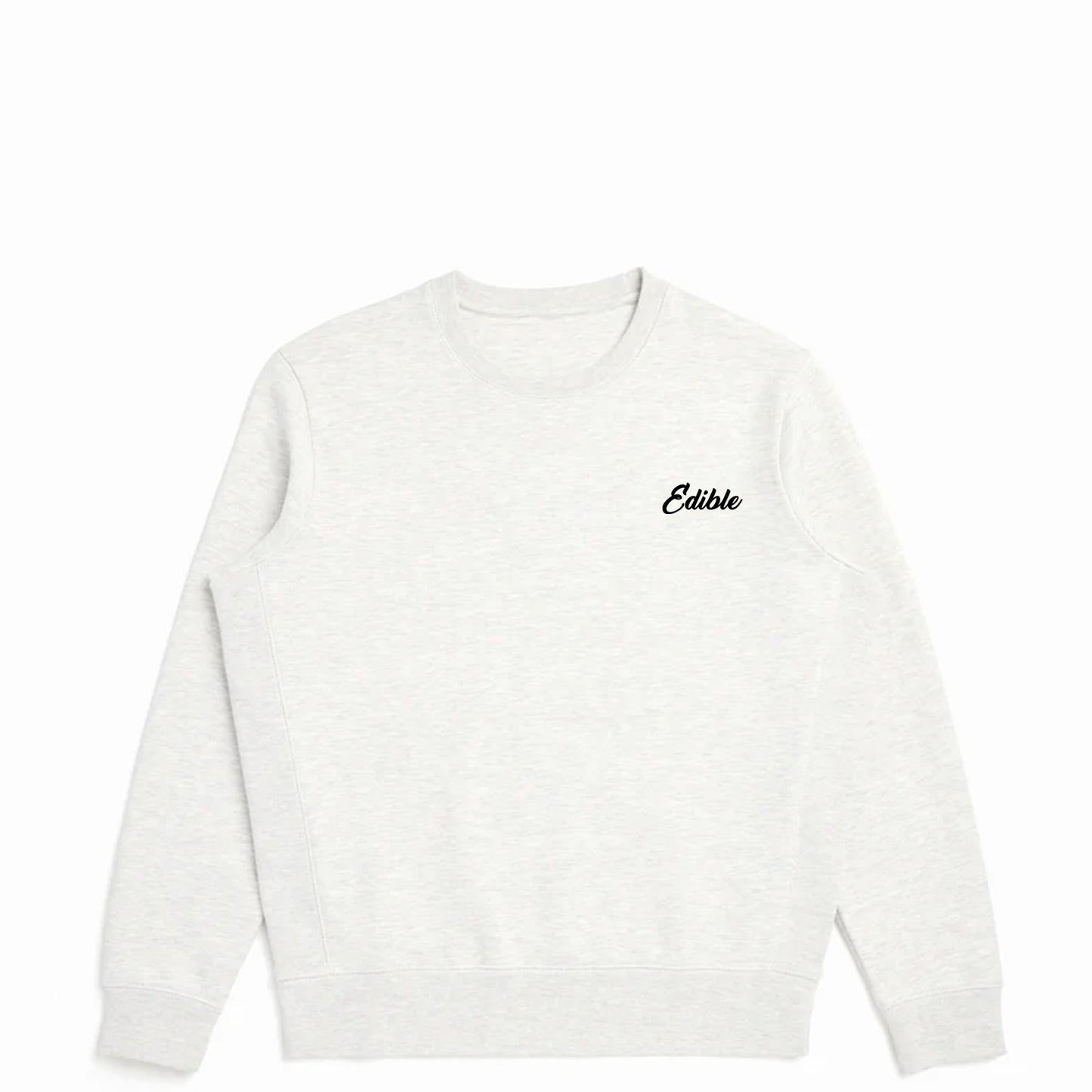 "Edible" Embroidered Crewneck Sweatshirt