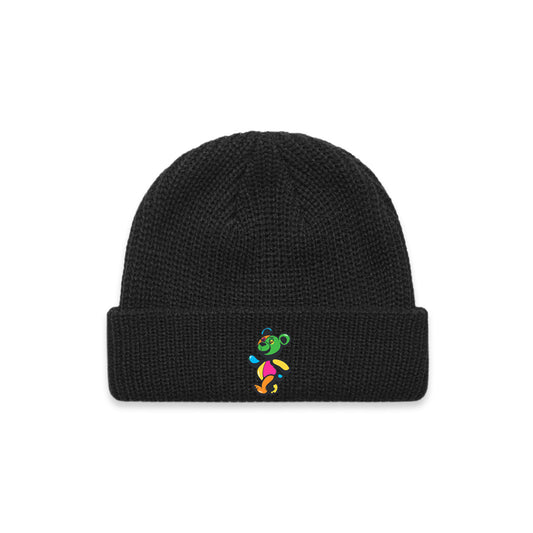 Bears Dem Suga Embroidered Cable Beanie