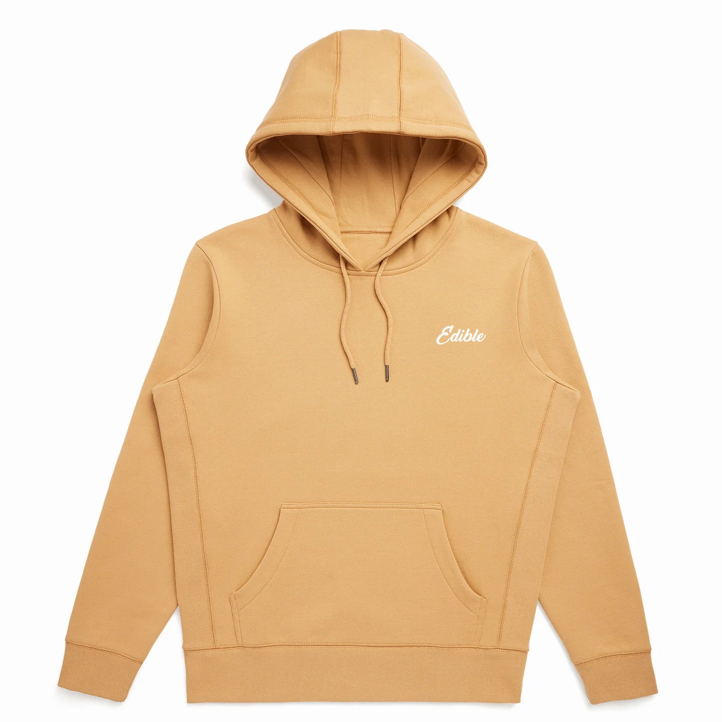 "Edible" Embroidered Organic Hooded Sweatshirt