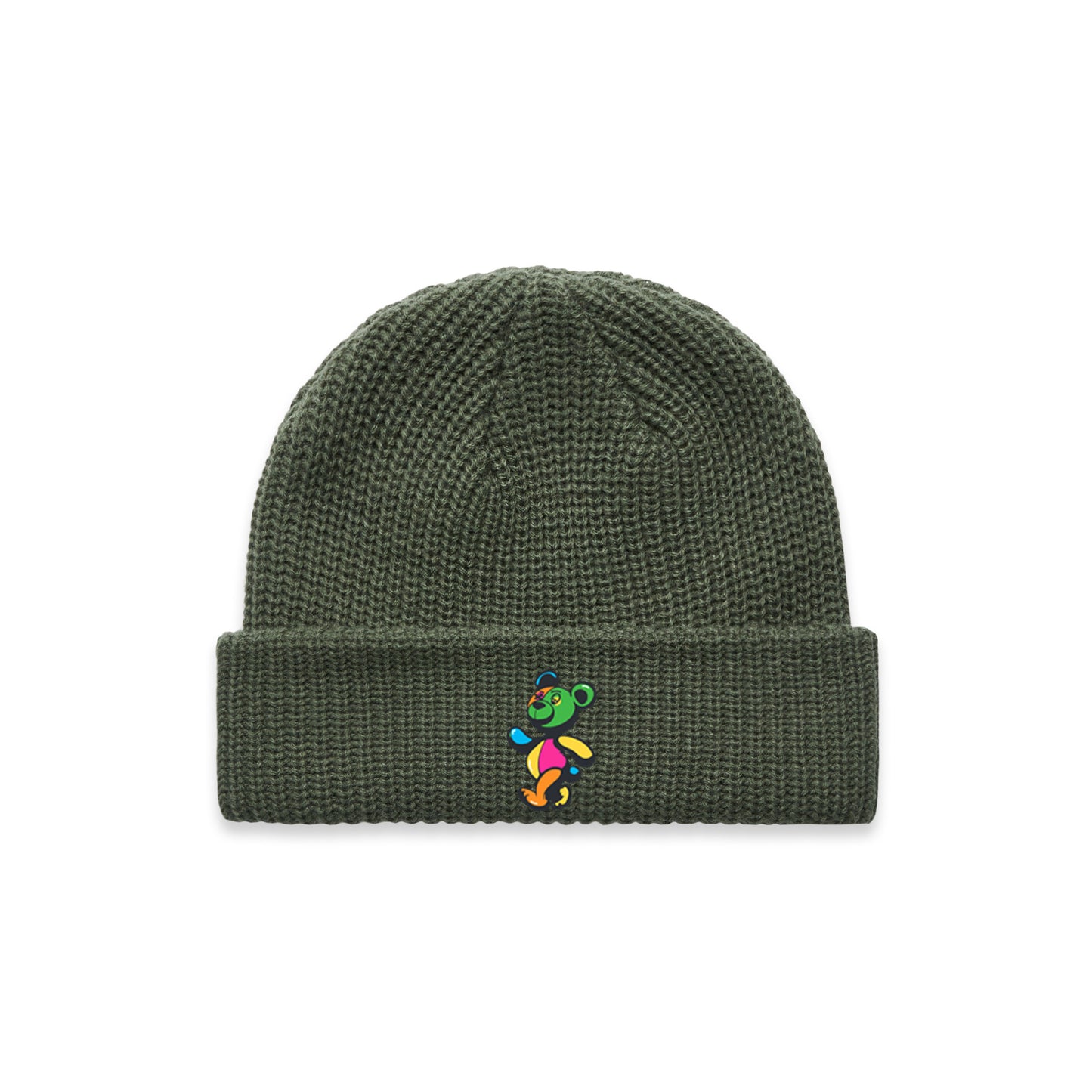 Bears Dem Suga Embroidered Cable Beanie