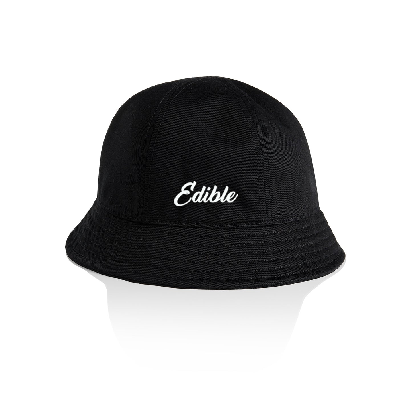 "Edible" Embroidered Women's Bucket Hat