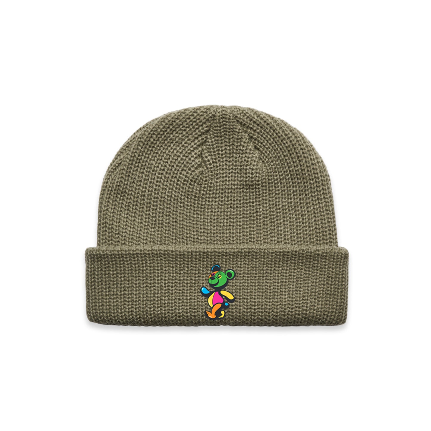 Bears Dem Suga Embroidered Cable Beanie