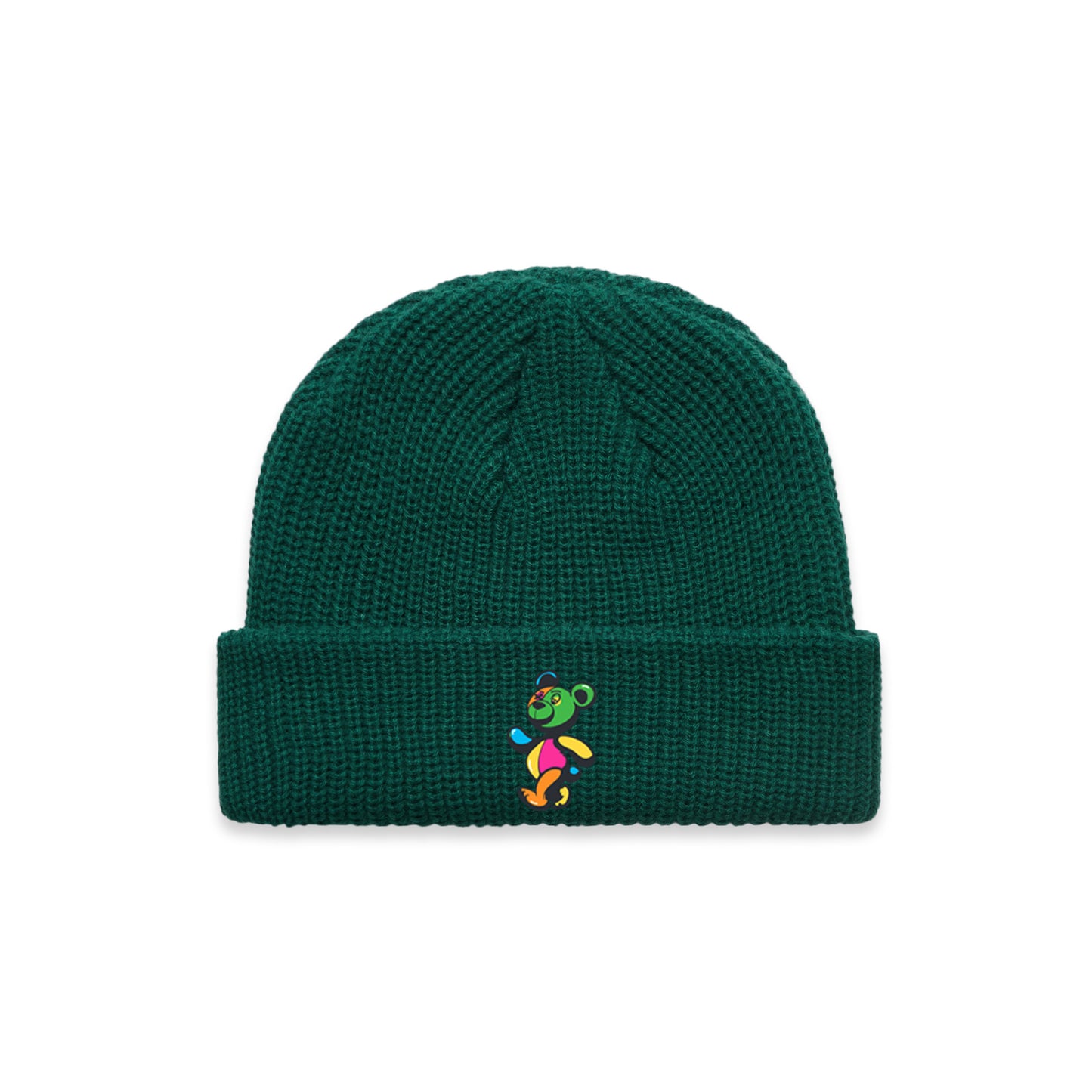 Bears Dem Suga Embroidered Cable Beanie