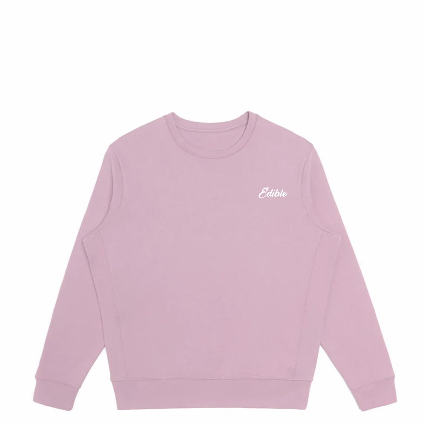 "Edible" Embroidered Crewneck Sweatshirt