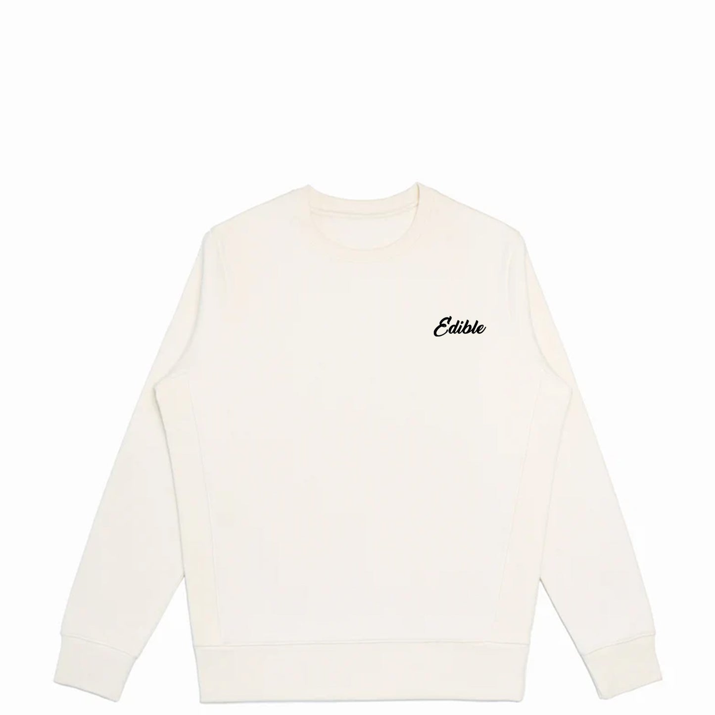 "Edible" Embroidered Crewneck Sweatshirt