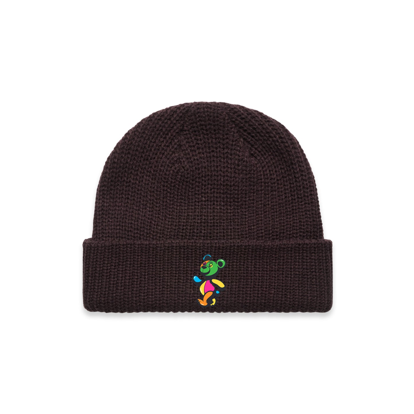 Bears Dem Suga Embroidered Cable Beanie