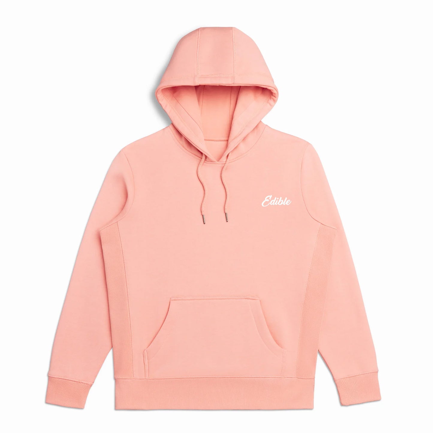 "Edible" Embroidered Organic Hooded Sweatshirt