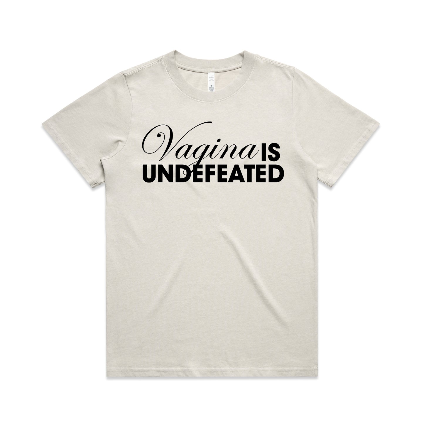 Vagina Is Undefeated Women's Heavy Faded T-Shirt