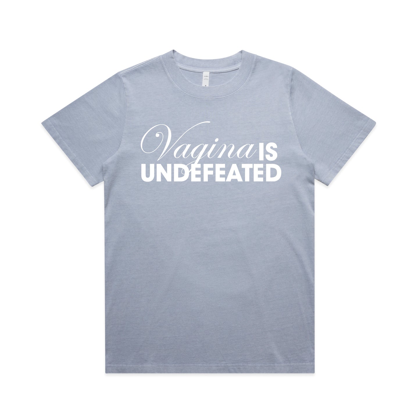 Vagina Is Undefeated Women's Heavy Faded T-Shirt