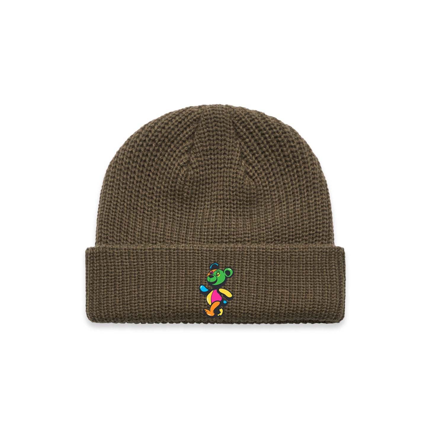 Bears Dem Suga Embroidered Cable Beanie